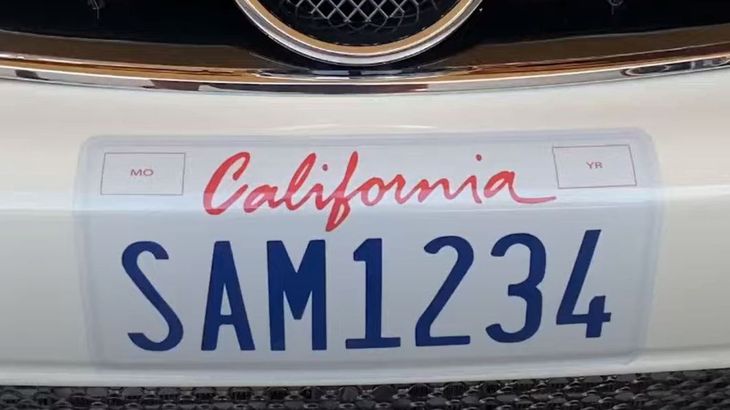 California pilot program allows front license plate stickers - Boss Auto Sales : Used Cars 